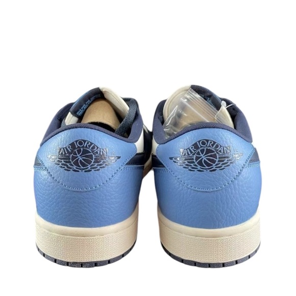 Size 10.5 Men Jordan 1 Low Obsidian Brand New In Box Deadstock - Picture 4 of 5